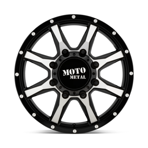 MOTO METAL MO995 Gloss Black Machined - Front