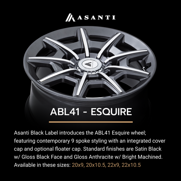 Unveiling the Asanti Black Label ABL-41: The Ultimate Wheel Upgrade