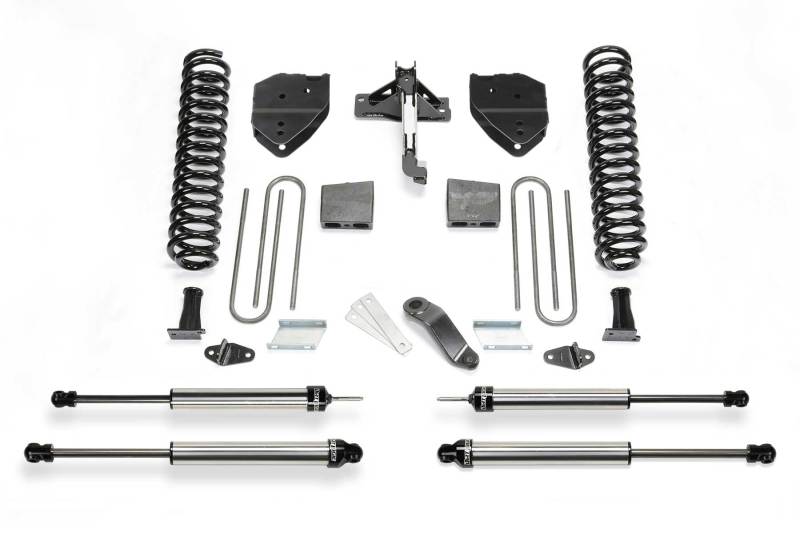 FABTECH 17-21 Ford F250/F350 4WD Gas 6in Basic Sys w/Dlss Shks