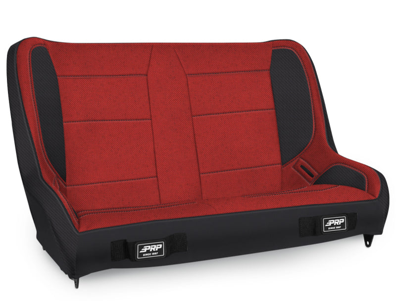 PRP Jeep CJ-7/Wrangler YJ Elite Series Rear Bench- Red