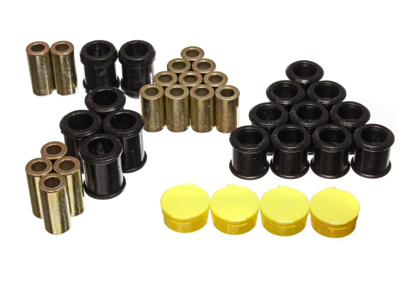 ENERGY SUSPENSION 95-98 Nissan 240SX (S14) Black Rear Control Arm Bushing Set (Must reuse existing o