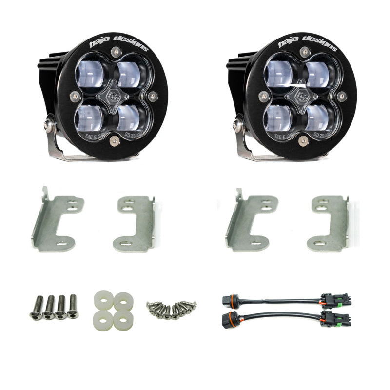 BAJA DESIGNS Wrangler JK Rubicon Squadron-R Fog Light & Fog Pocket Kit