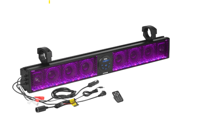 BOSS AUDIO Systems ATV UTV 36in Sound Bar System w/ RGB Illumination