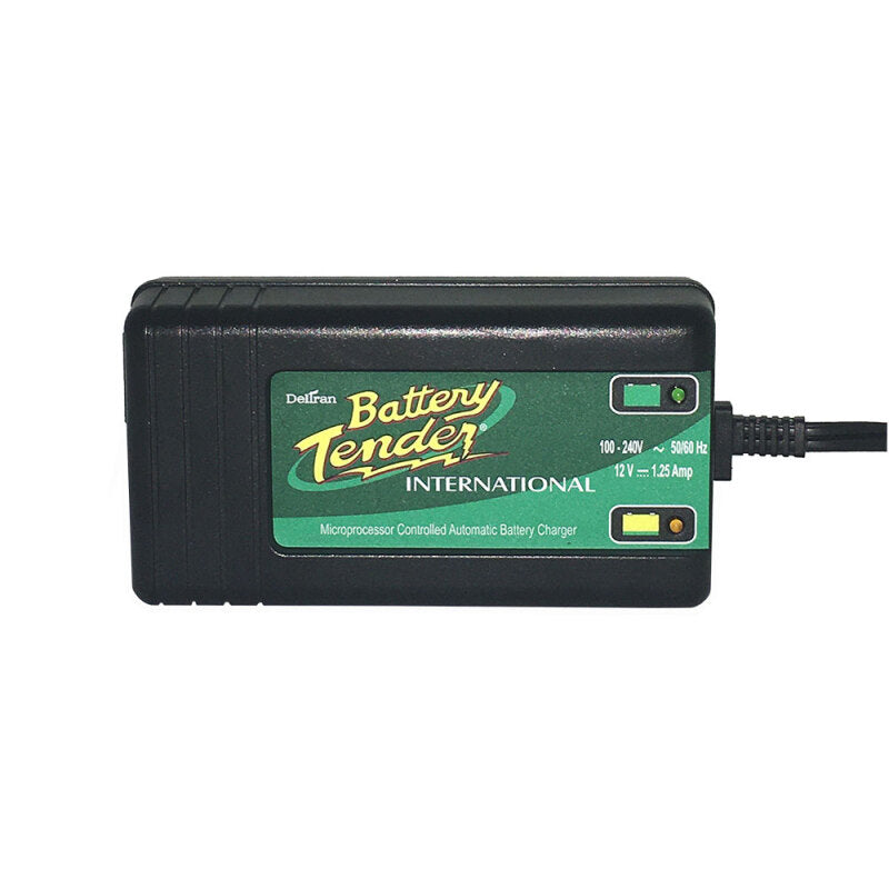 BATTERY TENDER 12V, 1.25A, International Battery Charger