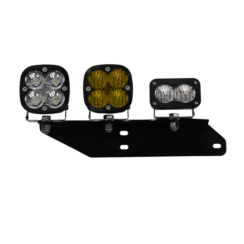 BAJA DESIGNS 17-18 F-150 Raptor Fog Light & Sportsmen Fog Pocket Kit - Amber