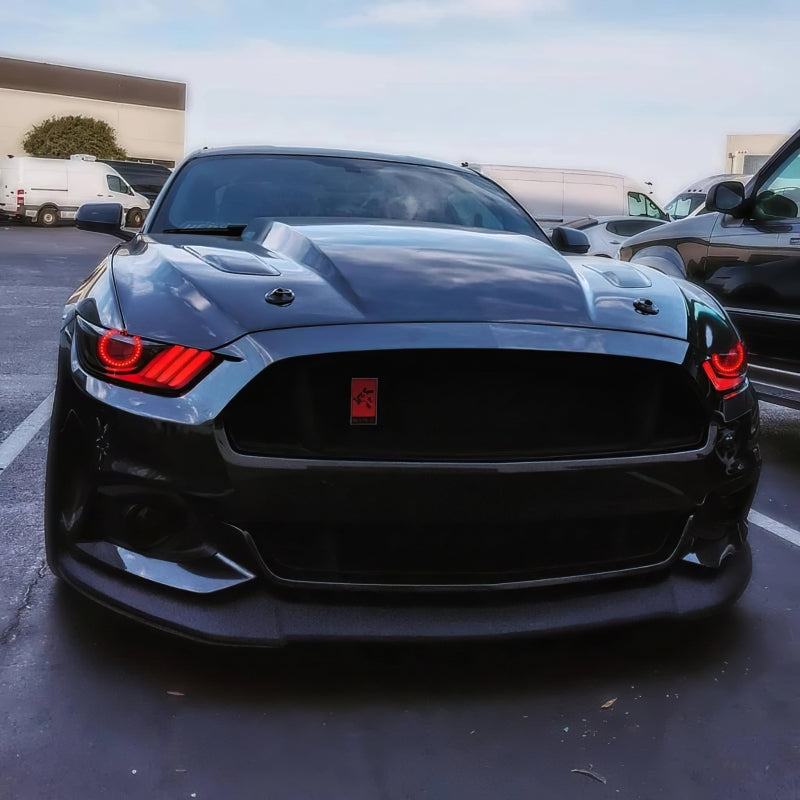 ORACLE 15-17 Ford Mustang Dynamic RGB+A Pre-Assembled Headlights - Black Edition - NO RETURNS