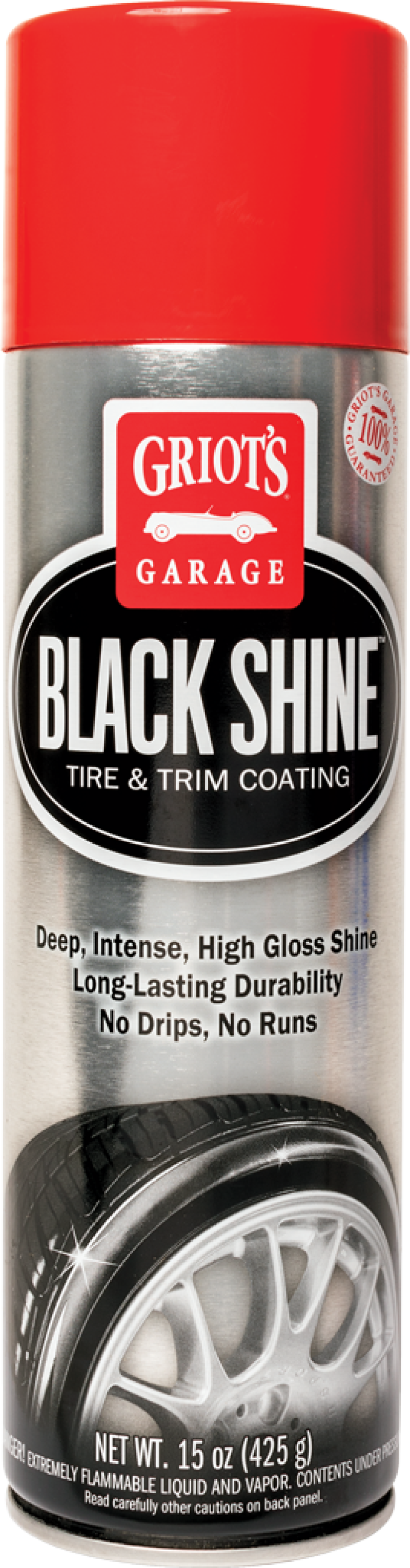 GRIOT'S GARAGE Black Shine Tire and Trim Coating - 15oz - Case of 12