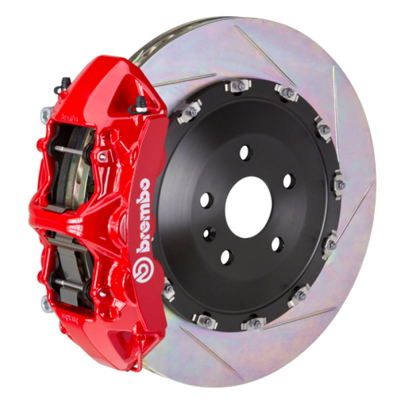 BREMBO 10-15 Camaro SS/12-15 Camaro ZL1 Fr. GT BBK 6 Piston Cast 405x34 2pc Rotor Slotted Type1-Red