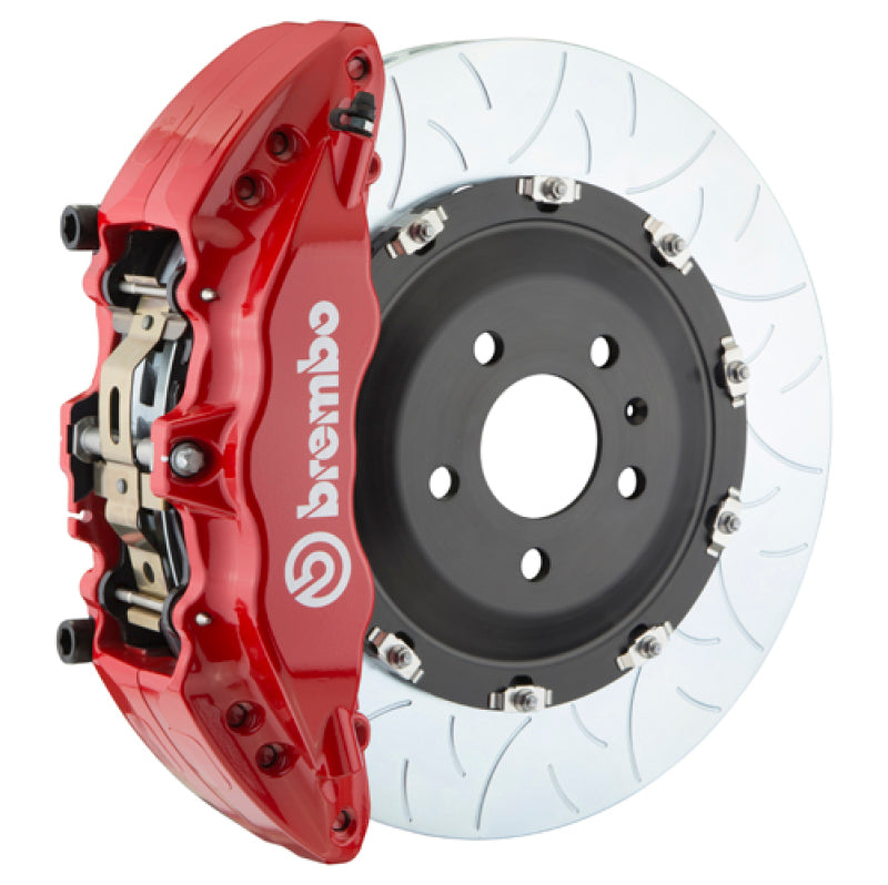 BREMBO 05-08 LR3/05-13 Range Rover Sport Fr GT BBK 6Pist Cast 2pc 380x34 2pc Rotor Slot Type3-Red