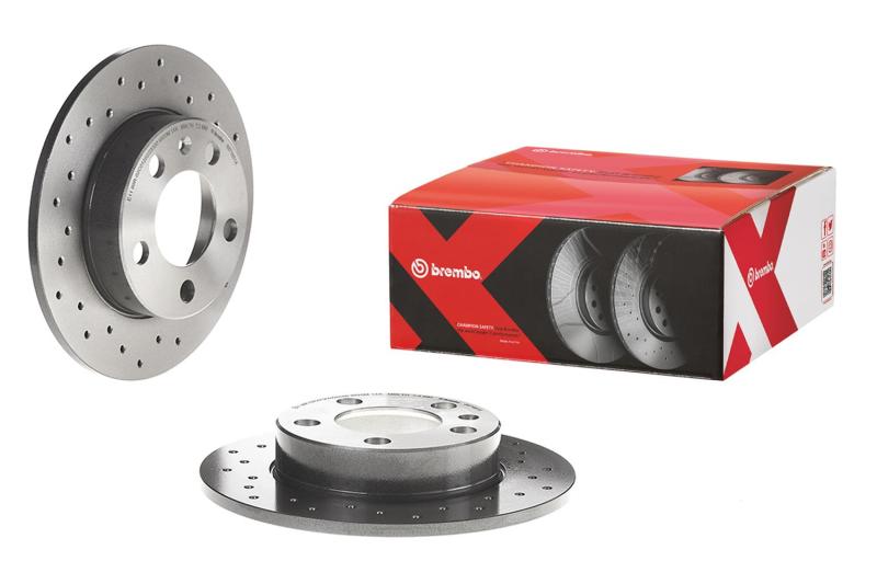 Brembo 11-15 Chevrolet Cruze/2016 Cruze Limited Front Premium Xtra Cross Drilled UV Coated Rotor