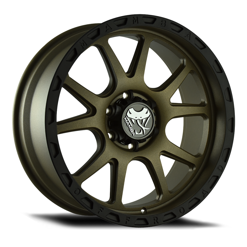 MAMBA M27 17x9 5x127 ET12 Matte Bronze / Black Lip