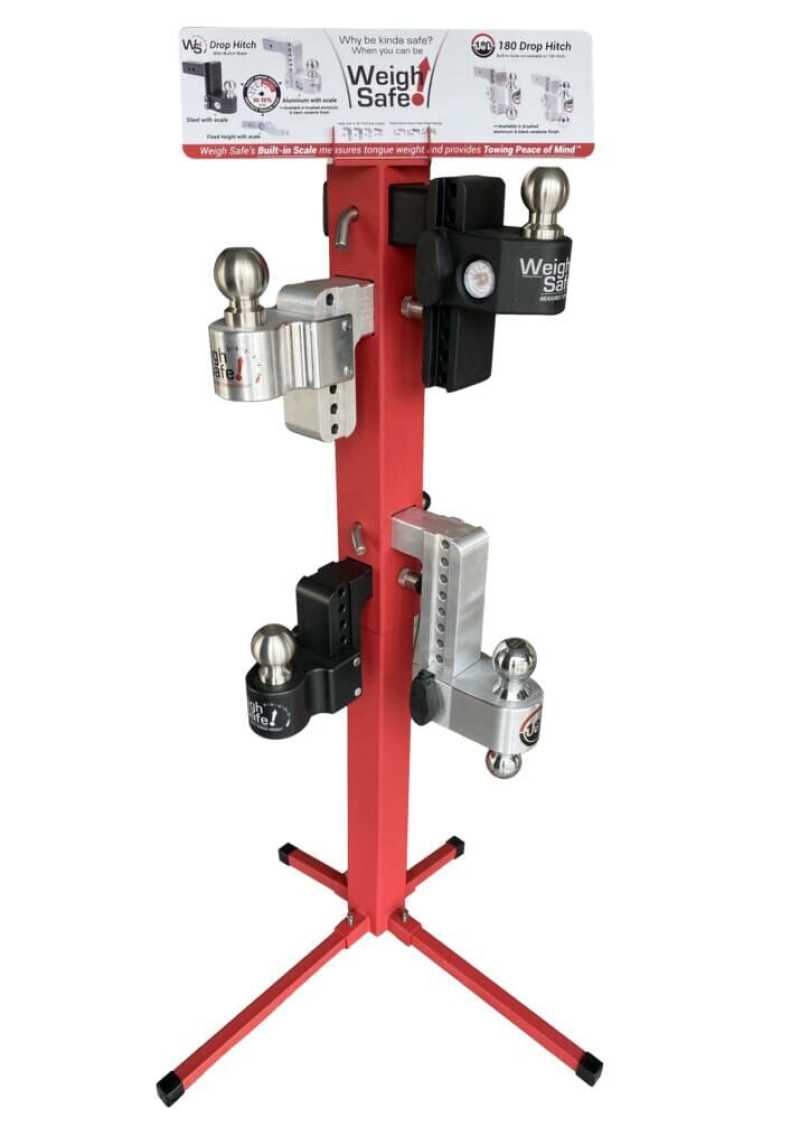 WEIGH SAFE Regular POP Display Stand - Red