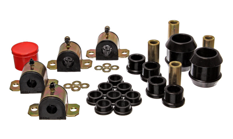 ENERGY SUSPENSION 00-05 Toyota Celica Black Hyper-Flex Master Bushing Set