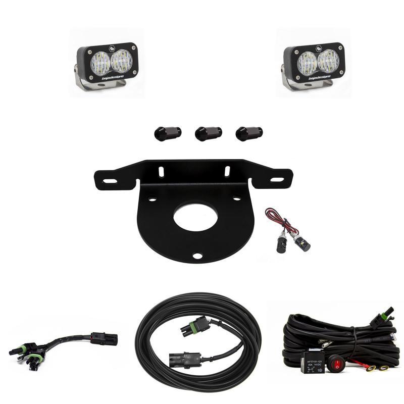 BAJA DESIGNS 2021+ Ford Bronco Dual S2 Sport W/C Reverse Kit w/Upfitter