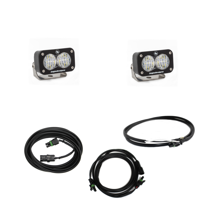 BAJA DESIGNS Jeep JL LED Light Kit Reverse Kit w/ Upfitter Dual S2 Sport w/C