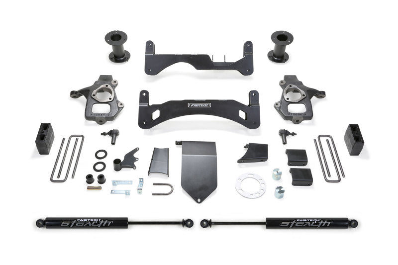 FABTECH 14-18 GM C/K1500 P/U w/oE Alm Or Stmp Stl UCA 6in Basic Sys G2 w/Stealth