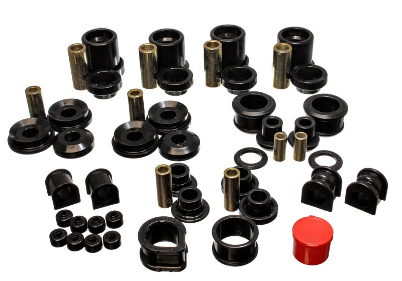 ENERGY SUSPENSION 90-96 Nissan 300ZX Black Hyper-Flex Master Bushing Set (Sway bar end link bushings