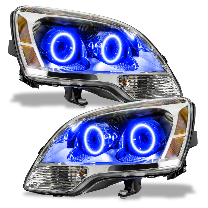 ORACLE LIGHTING 08-12 GMC Acadia Non-HID Pre-Assembled LED Halo Headlights -Blue SEE WARRANTY