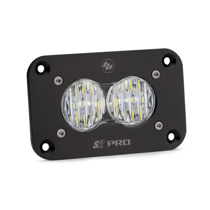 BAJA DESIGNS S2 Pro Flush Mount Wide Cornering Pattern LED Work Light - Clear