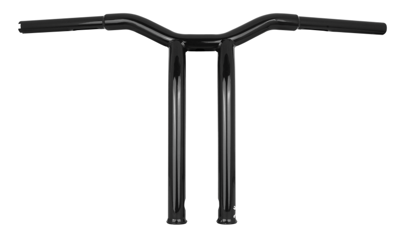 BURLY BRAND Dominator Raked Bar 14in - Gloss Black