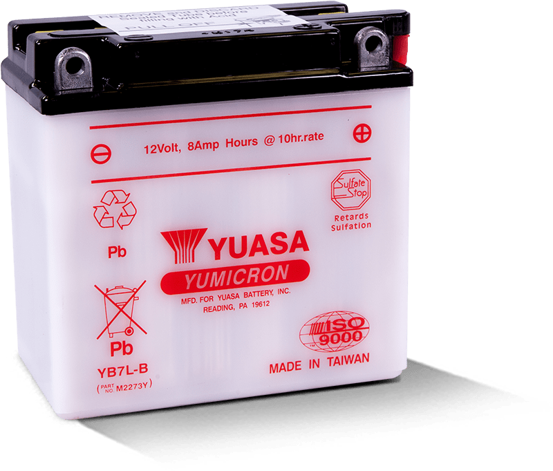 YUASA YB7L-B Yumicron 12 Volt Battery