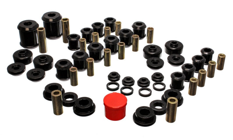 ENERGY SUSPENSION 95-99 Mitsubishi Eclipse FWD/AWD Black Hyper-flex Master Bushing Set