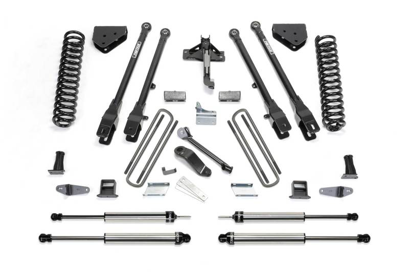 FABTECH 08-10 Ford F250 4WD 10in 4Link Sys w/Coils & Dlss Shks