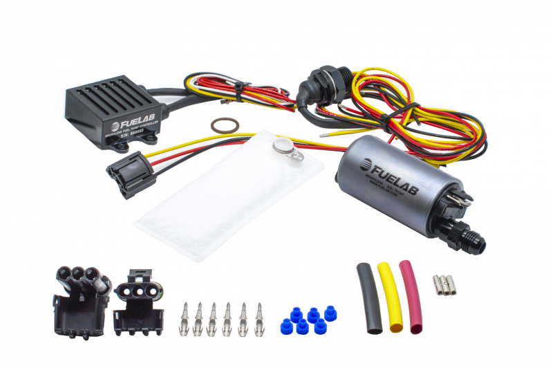 FUELAB 253 In-Tank Brushless Fuel Pump Kit w/-6AN Outlet/72002/74101/Pre-Filter - 500 LPH