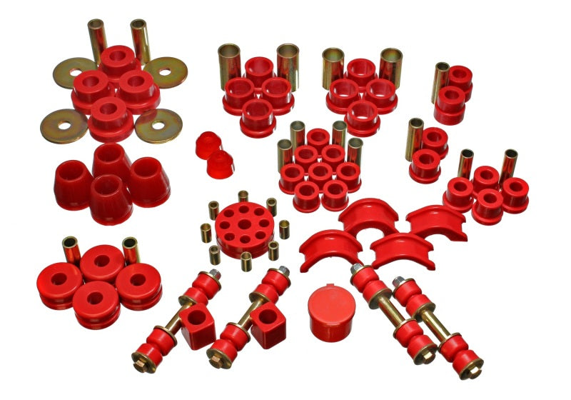 ENERGY SUSPENSION 74-78 Nissan 260Z/280Z Red Hyper-Flex Master Bushing Set