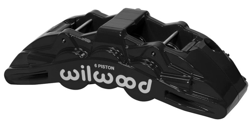 WILWOOD Caliper Black SX6R 4.04in Piston 1.25in Disc