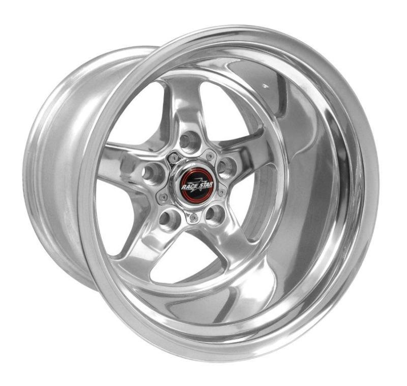 RACE STAR 92 Drag Star 15x12.00 5x4.75bc 4.00bs Direct Drill Polished Wheel