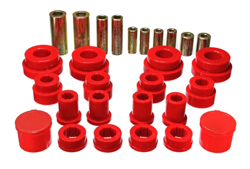 ENERGY SUSPENSION 02-09 350Z / 03-07 Infiniti G35 Red Front Control Arm Bushing Set