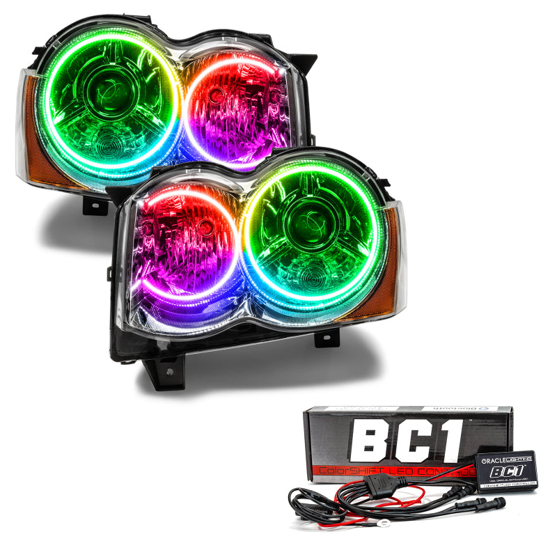 ORACLE 08-10 Jeep Grand Cherokee SMD HL - HID - ColorSHIFT w/ BC1 Controller SEE WARRANTY