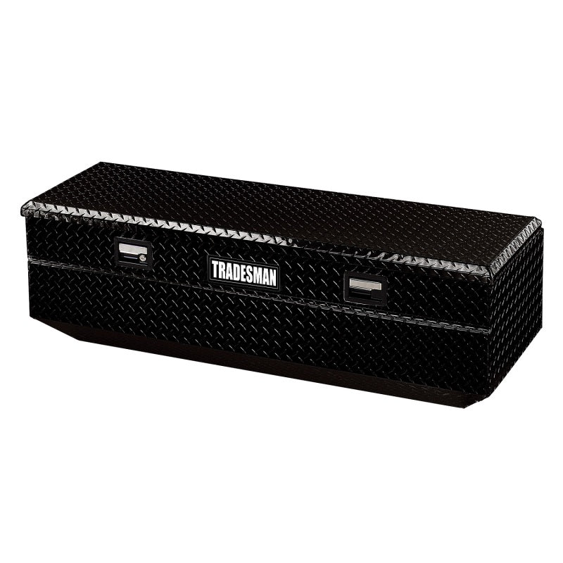 TRADESMAN Aluminum Flush Mount Truck Tool Box (56in.) - Black