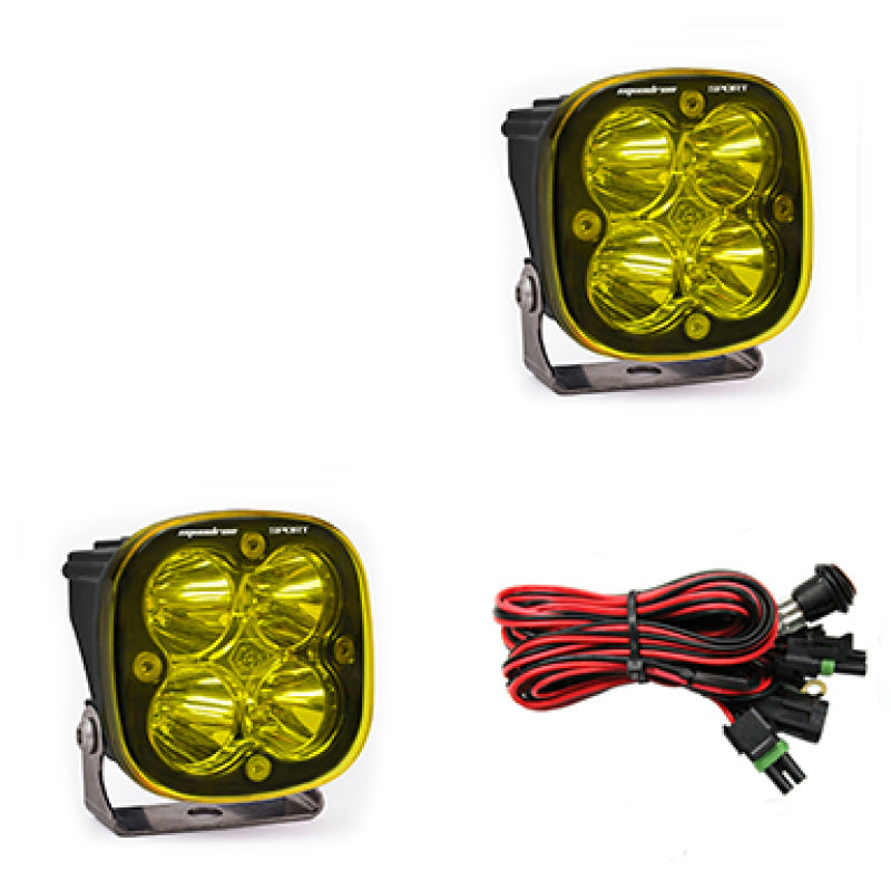 BAJA DESIGNS Squadron Sport Spot LED Light Pods - Amber