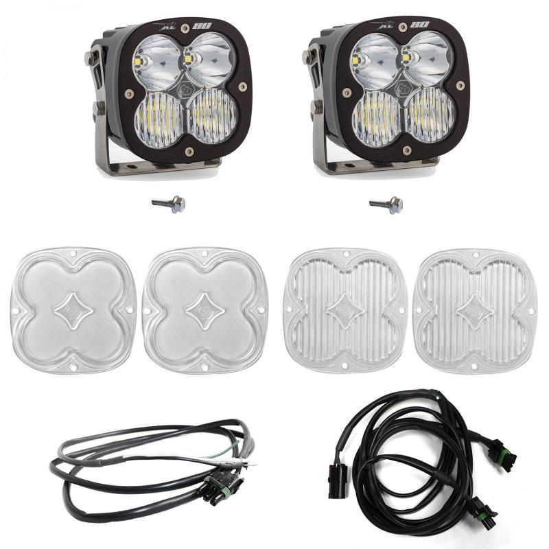 BAJA DESIGNS 2021+ Ford Bronco A Piller Light Kit XL80 D/C w/Upfitter