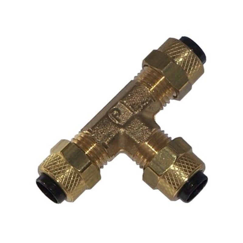 KLEINN 1/4In OD Push-to-Connect Tubing Connector (3x)