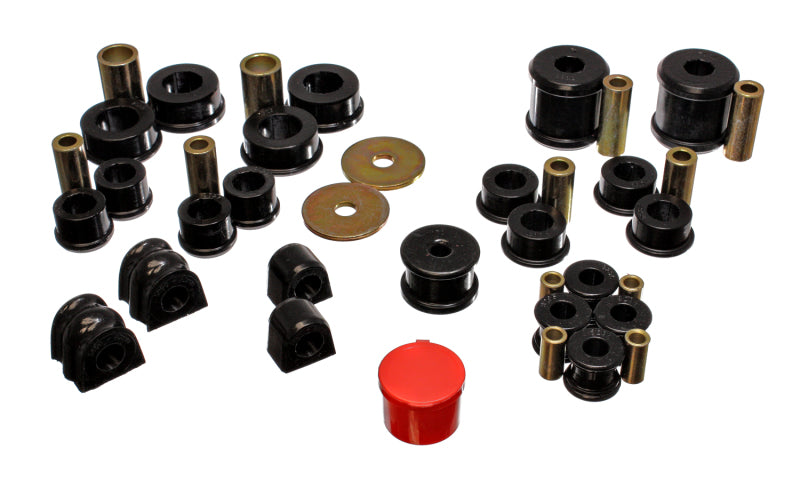 ENERGY SUSPENSION 02-06 Subaru Impreza/WRX Black Hyper-Flex Master Bushing Set