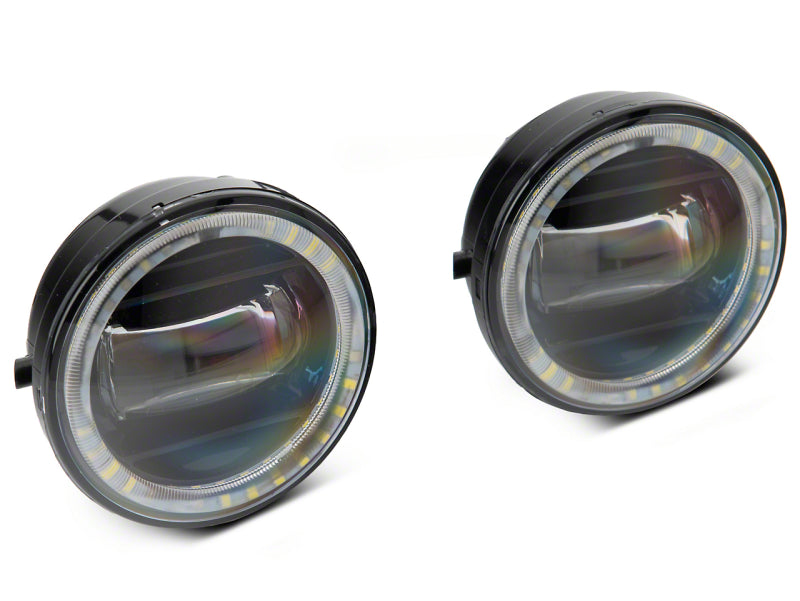 RAXIOM 05-11 Toyota Tacoma 07-13 Toyota Tundra Axial Series LED Angel Eye Fog Lights