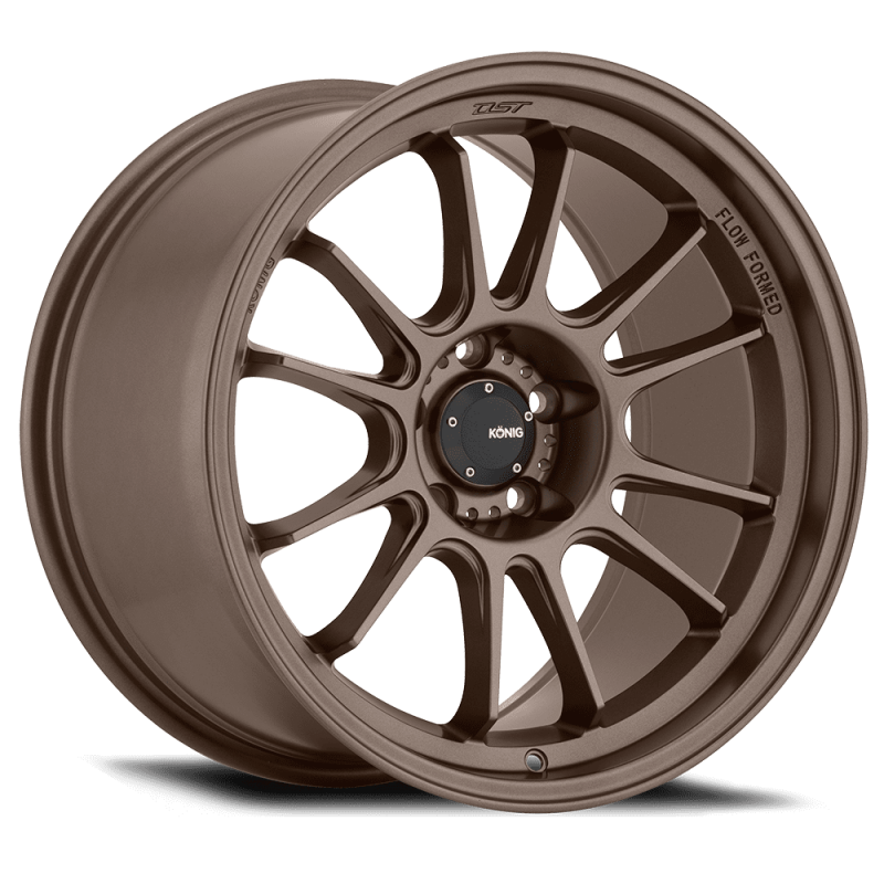 KONIG Hypergram 17X10 4X100 ET43 Race Bronze Flow Formed