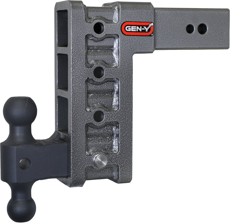 Gen-Y Mega Duty 3in Shank 9in Drop 3500lb TW 32K Hitch w/GH-0161 Dual-Ball