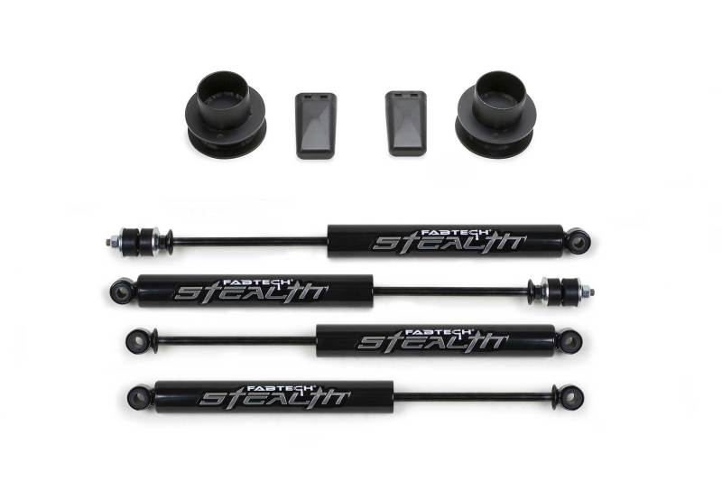 FABTECH 13-18 Ram 3500 4WD w/Factory Radius Arms 2.5in Coil Spcr Kit w/Stealth