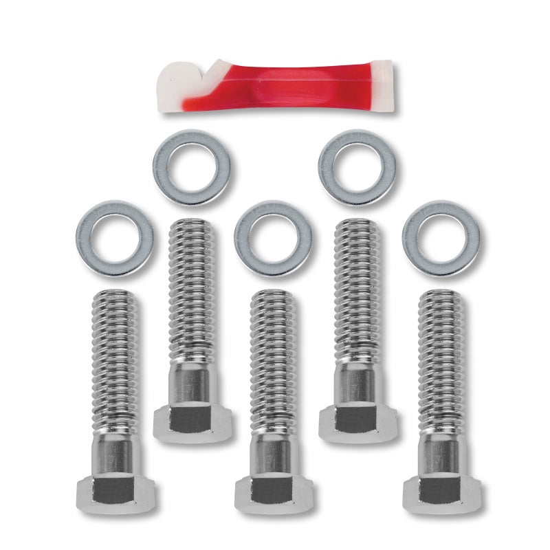 PERFORMANCE MACHINE 00-Up HD Bolt Set Pulley - Chrome