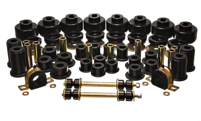 ENERGY SUSPENSION 99-06 Chevy C1500 New Body Style Silverado 2WD Black Hyper-flex Master Bushing Set