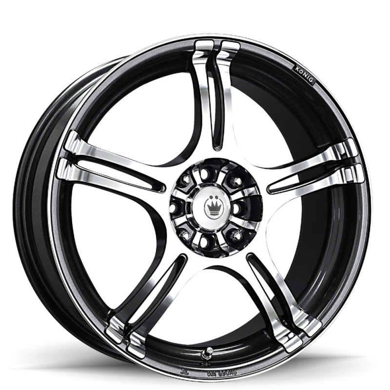 KONIG Incident 15x6.5 10x100/114.3 ET40 Graphite