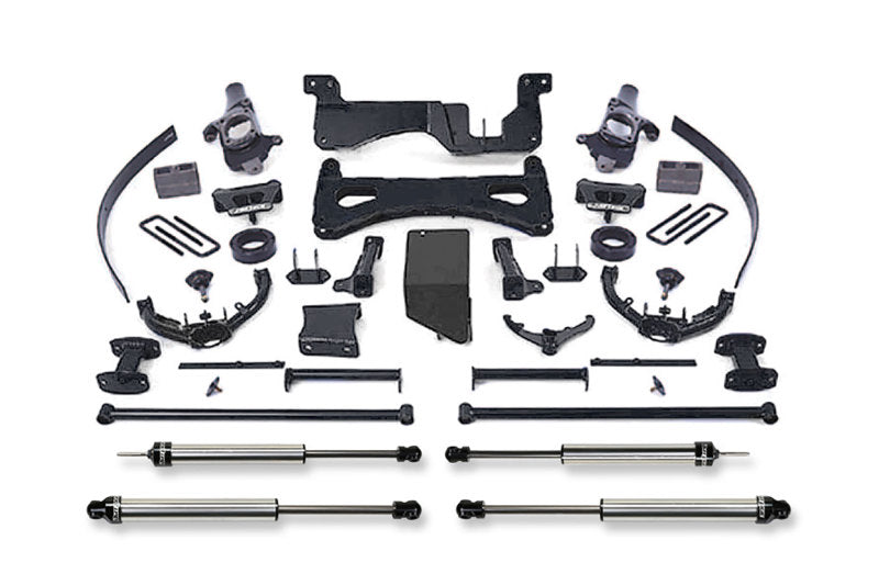 FABTECH 07-08 GM C/K2500HD 8in Perf Sys w/Dlss Shks