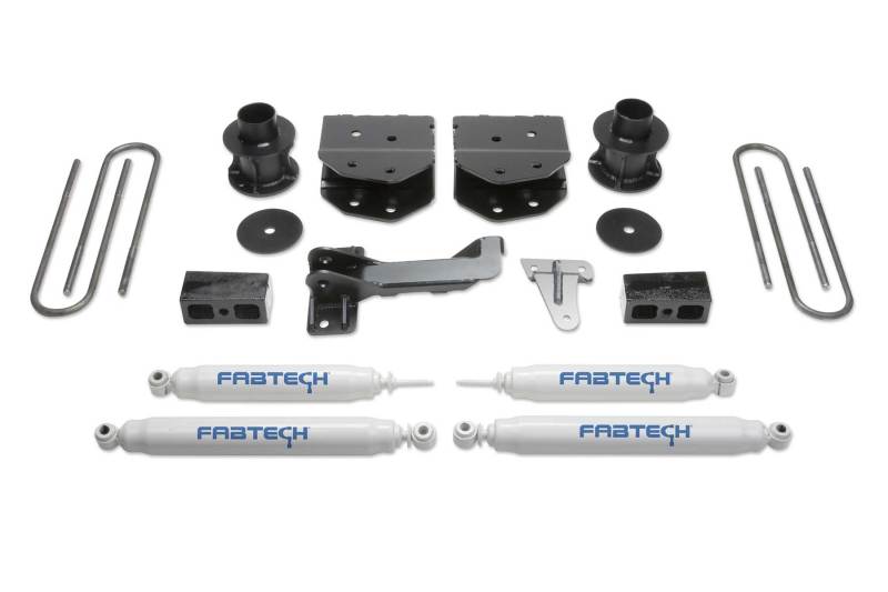 FABTECH 05-07 Ford F250/350 4WD 4in Budget Sys w/Perf Shocks