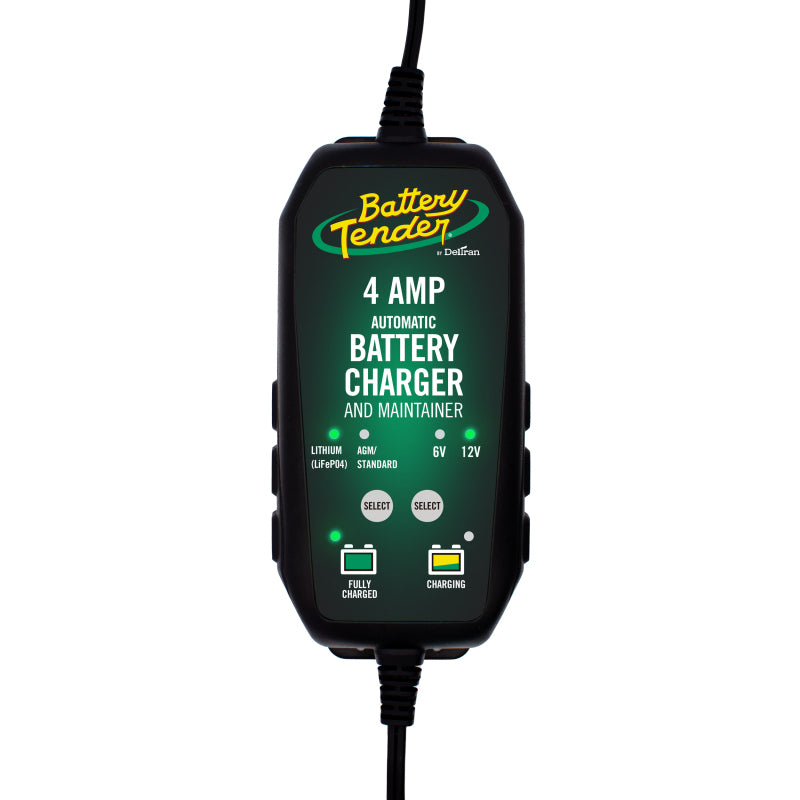 BATTERY TENDER 6V 12V 4AMP Lead Acid and Lithium Selectable Battery Charger