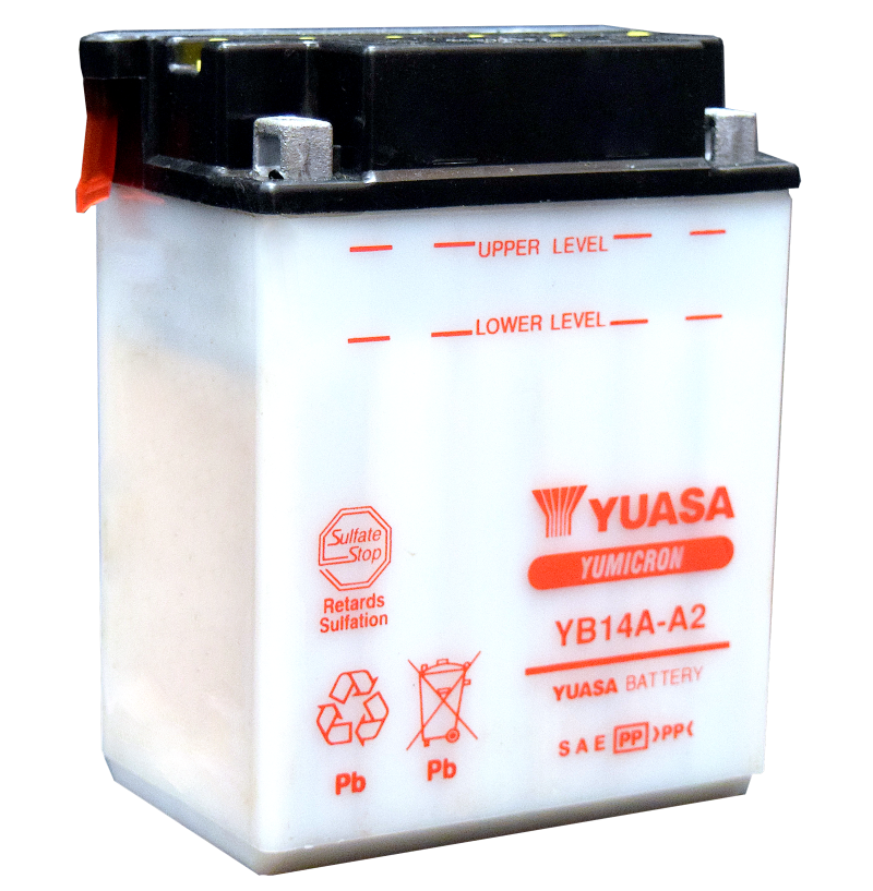 YUASA YB14A-A2 Yumicron CX 12 Volt Battery