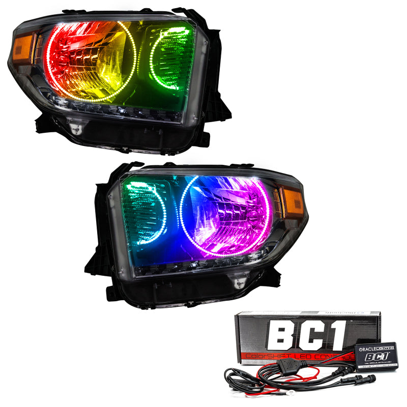 ORACLE 14-17 Toyota Tundra SMD HL - Dual Halo Kit - ColorSHIFT w/ BC1 Controller SEE WARRANTY